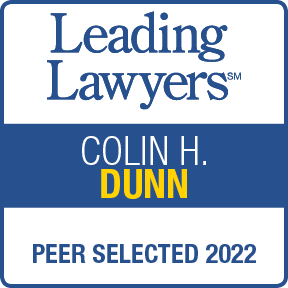 Leading Lawyers badge of peer selected 2022 for Colin H. Dunn