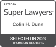 Colin H. Dunn was selected to Super Lawyers in 2023.